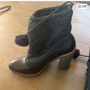 Kate Spade Black soft texture boots